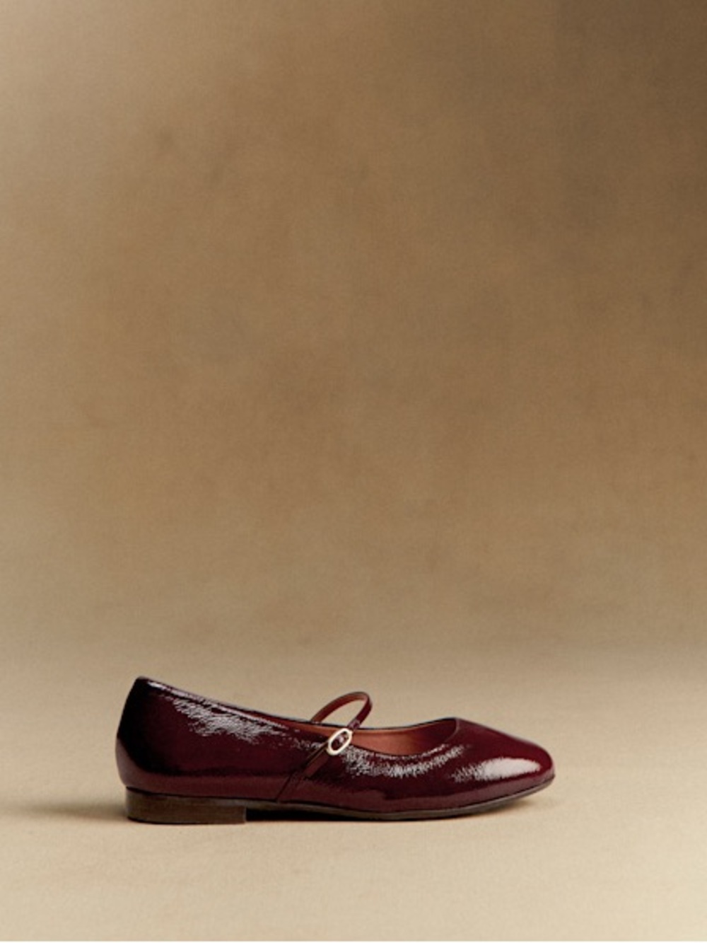 Sézane MÉLINE Low Ballerinas in Patent Purple FR 40 / US 9 - Picture 3 of 11